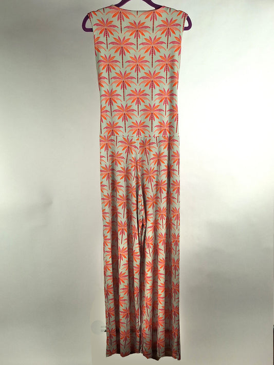 Marivie Jumpsuit Summertime! palms sage