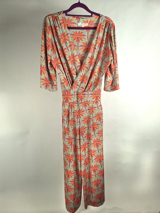 Marivie Jumpsuit Diva! palms sage
