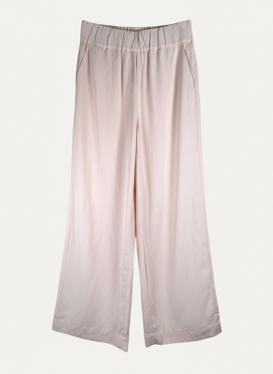 Magasin Dawo JcSophie Hose Marcy in Barley Pink aus Lyocell und Leinen mit elastischem Bund